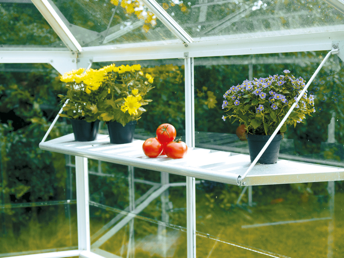 Hylla Fällbar Växthus Hera 1200 x 300 mm Alu Vitavia